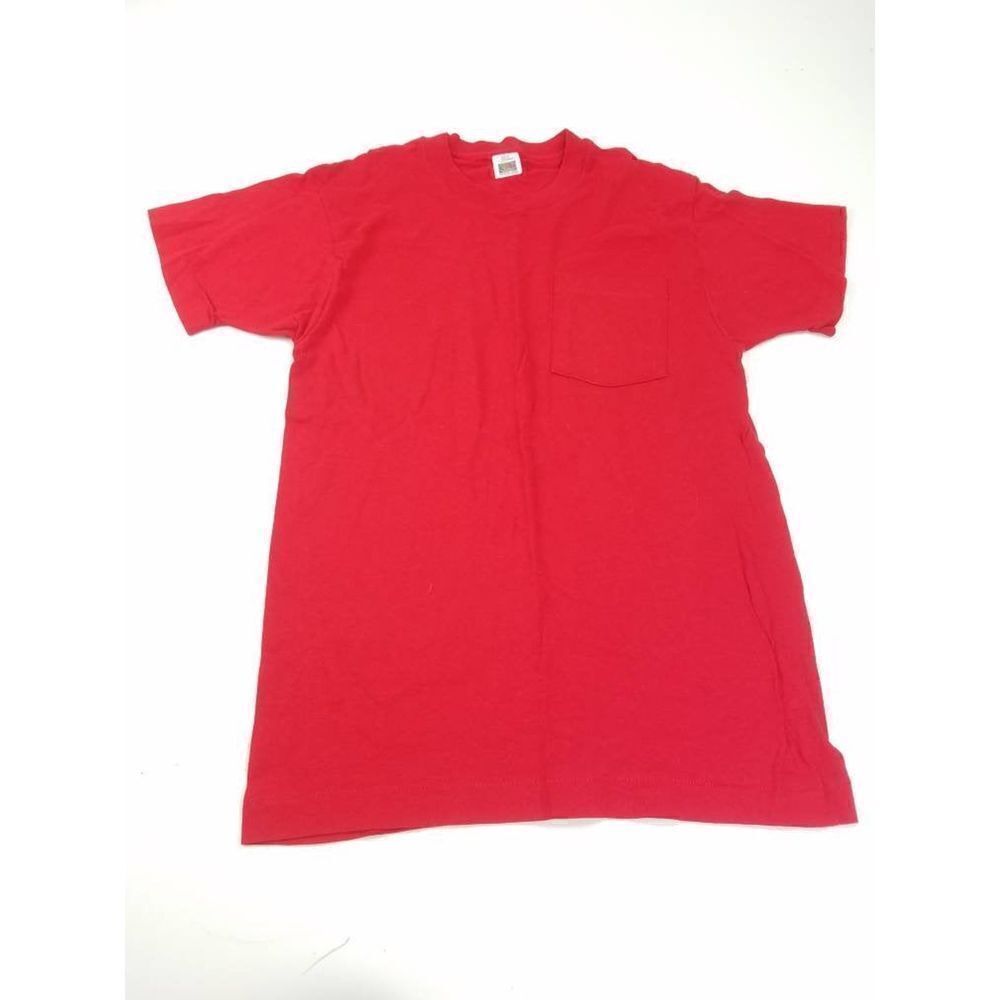 Fruit Of The Loom Medium Pocket T Shirt Vtg 90s